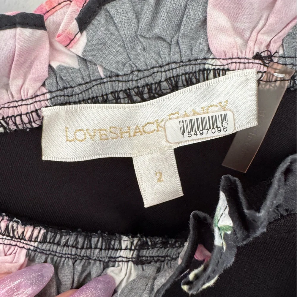 LoveShackFancy Sanam Floral Mini Dress - Picture 8 of 8